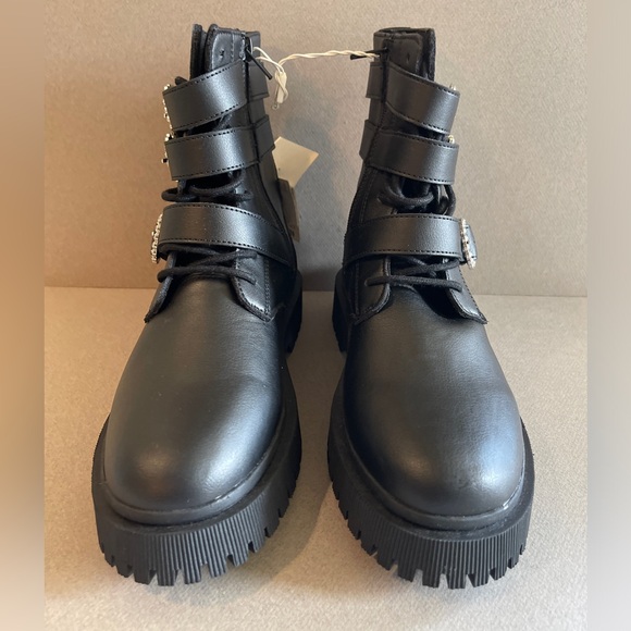 🎁 ZARA BOOTS WITH JEWELS - NEW 🎁 - Picture 6 of 9